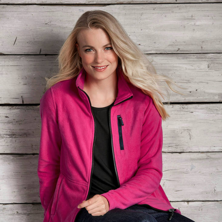 Naisten fleecetakki omalla logolla - Knits and fleeces - 1000330 - 1