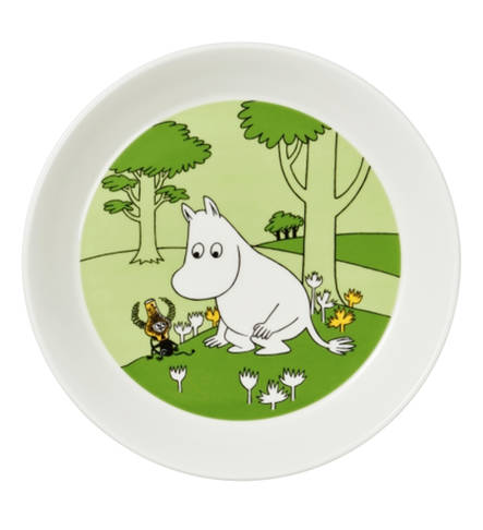 Muumi lautanen 19cm Muumipeikko nurvihr - Kitchen and table setting - 1027441 - 1