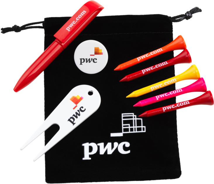 golftarvikesetti omalla logolla, brendia.fi - Golfpyyhkeet ja -tarvikkeet - PR243091 - 1