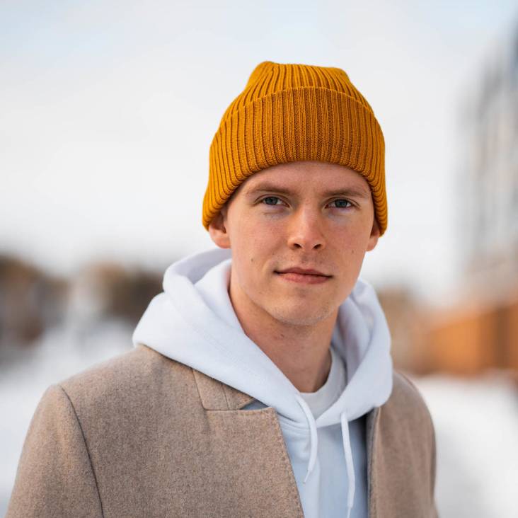 merinovillapipo omalla logolla - Beanies - NEUL311 - 1