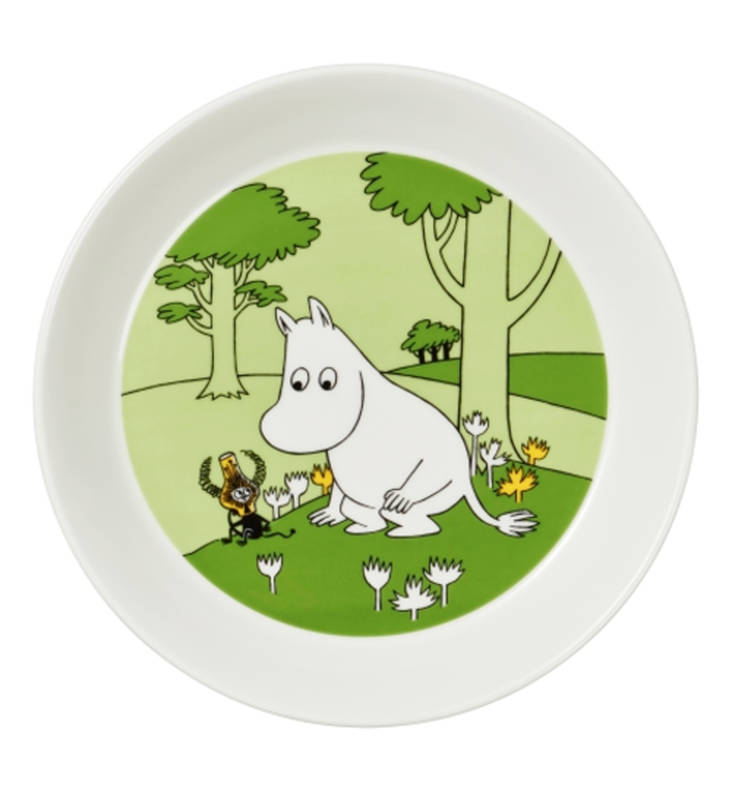 Muumi lautanen 19cm Muumipeikko nurvihr - Kitchen and table setting - 1027441 - 1