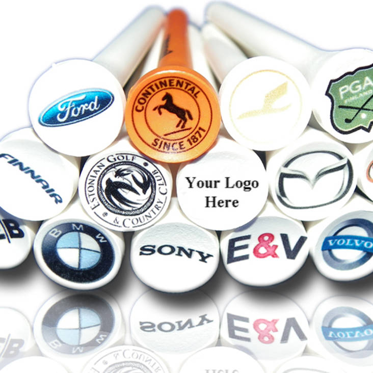 Ekologiset BioGolfTeet omalla logolla brendia.fi - Golfpyyhkeet ja -tarvikkeet - biogolftee20-2 - 1