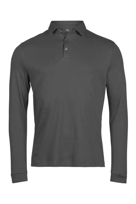 Pima Cotton longsleeve polo - Polos - T1442 - 1