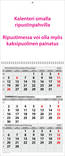 Pieni Trio Seinäkalenteri - Muistikirjat, lehtiöt ja kalenterit - 2671321023 - 1