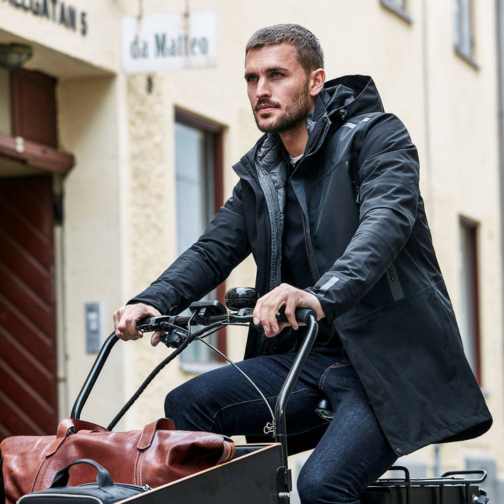 Tuulen- ja vedenpit=C3=A4v=C3=A4 parkatakki omalla logolla - Takit ja liivit - 1000363 - 1