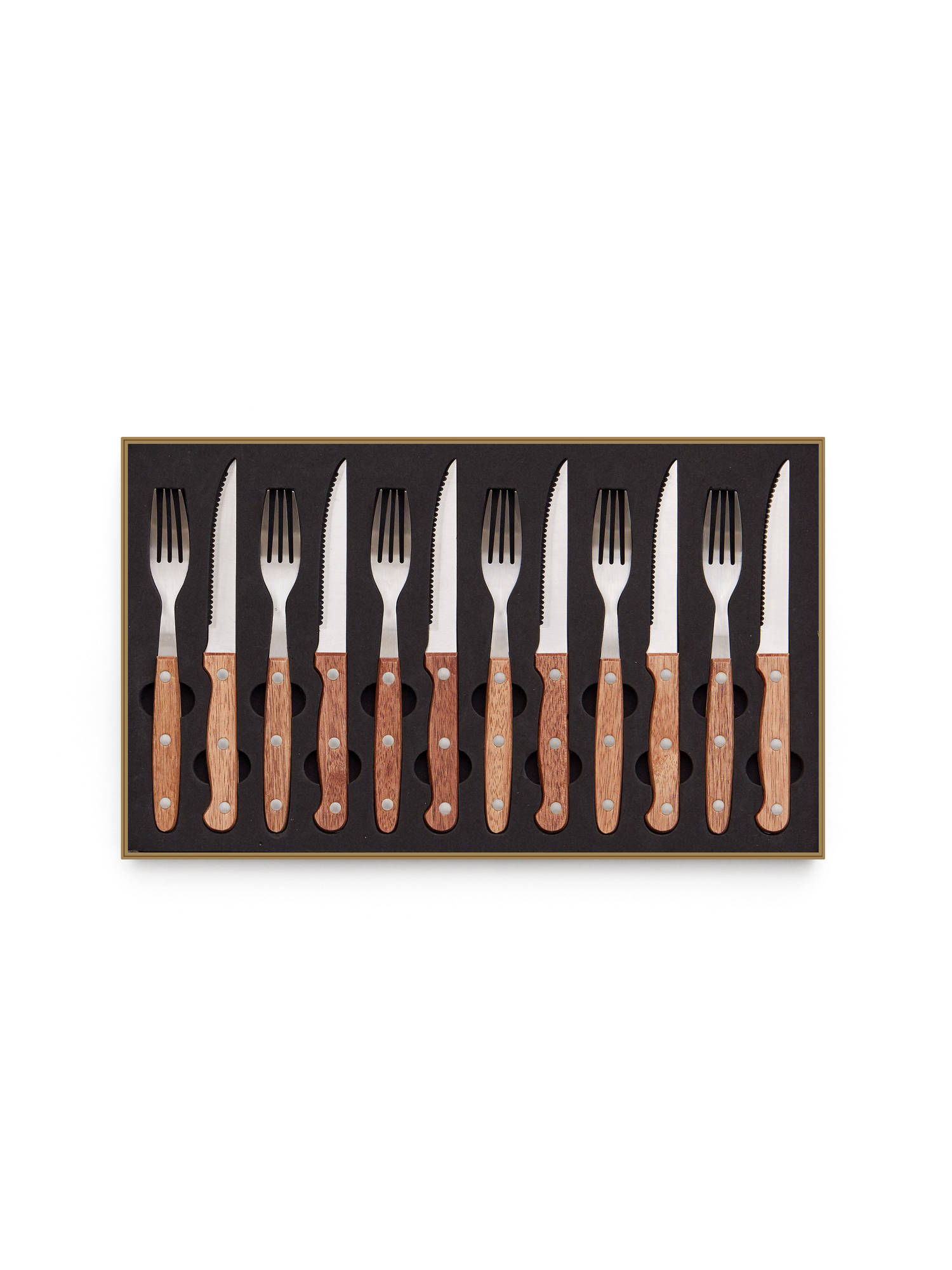 Barbecue Cutlery Set Brown Brendia webstore