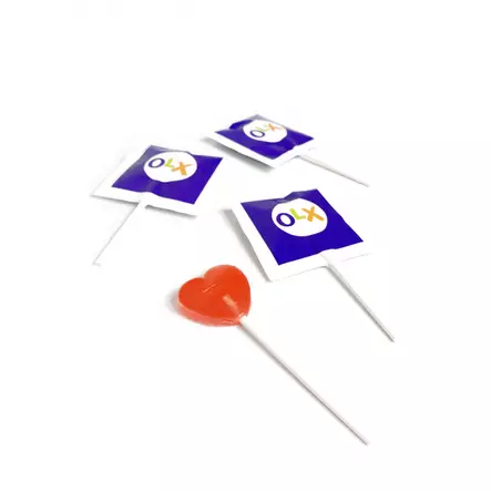 tikkari omalla logolla brendia.fi - Promotional candies & coffee - 4.004 - 2