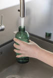 Leakproof water bottle with metallic lid - Water bottles - P433-44 - 40