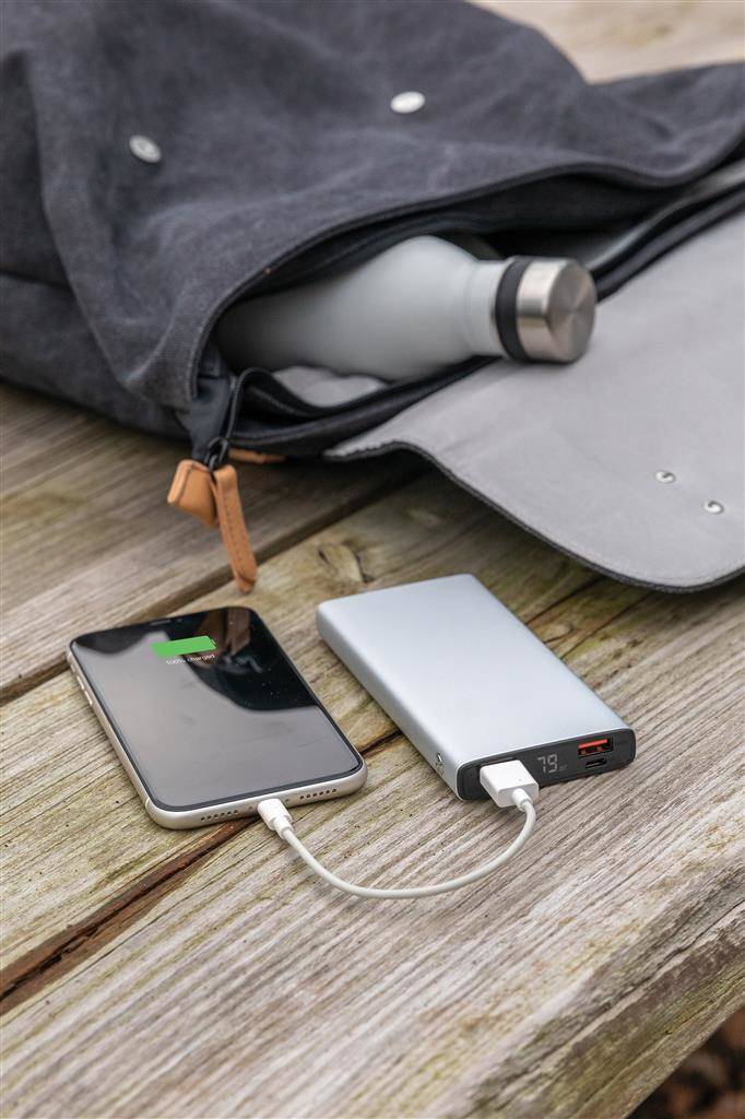 Alumiininen 18W 10000mAh PD varavirtalähde - Varavirtalähteet - P322-24 - 1