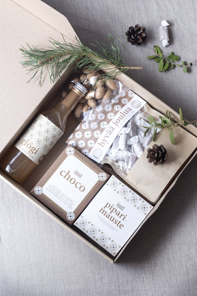 joululahjasetti kotimaisilla herkuilla yrityslahjaksi brendia.fi - Joululahjat yrityksille - KM004 - 1