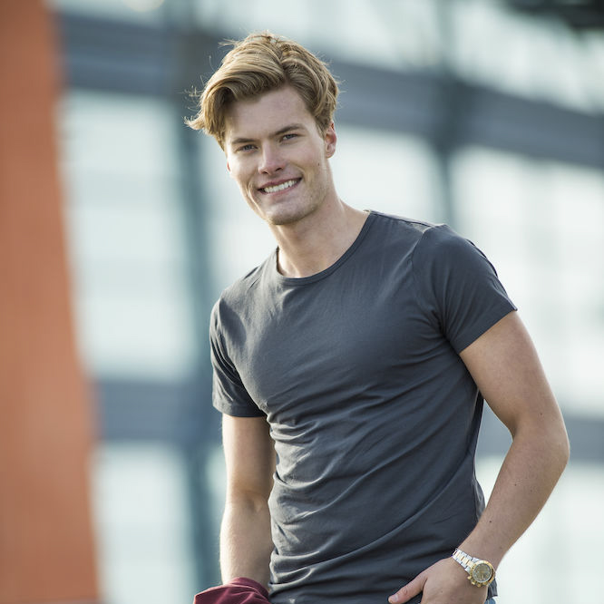 Miesten stretch t-paita omalla logolla - T-shirts - 029344 - 1