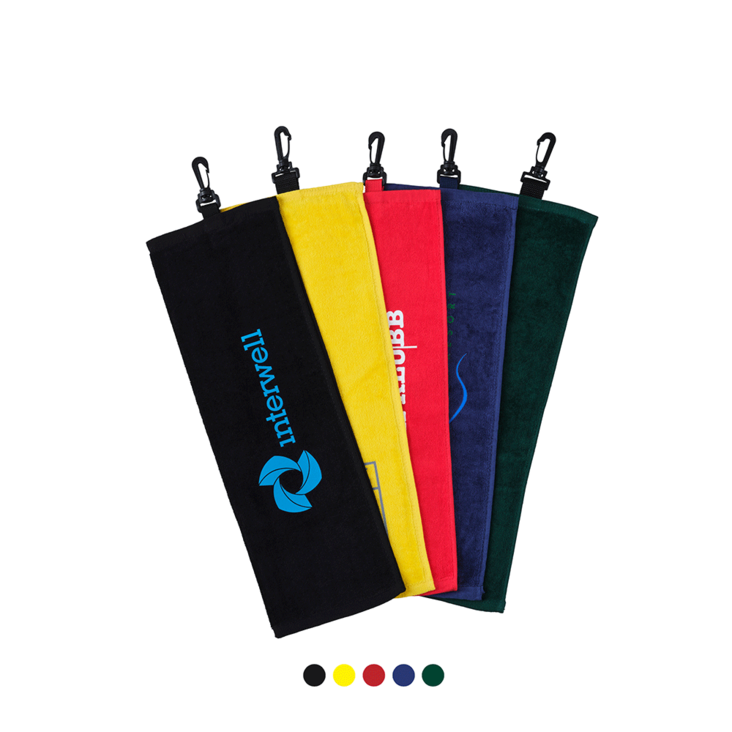 veluuripyyhe omalla logolla - Golfpyyhkeet ja -tarvikkeet - PR425 - 1