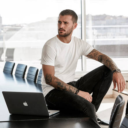 T-paita GOTS luomupuuvilla omalla logolla brendia.fi - T-shirts - 1000186 - 1