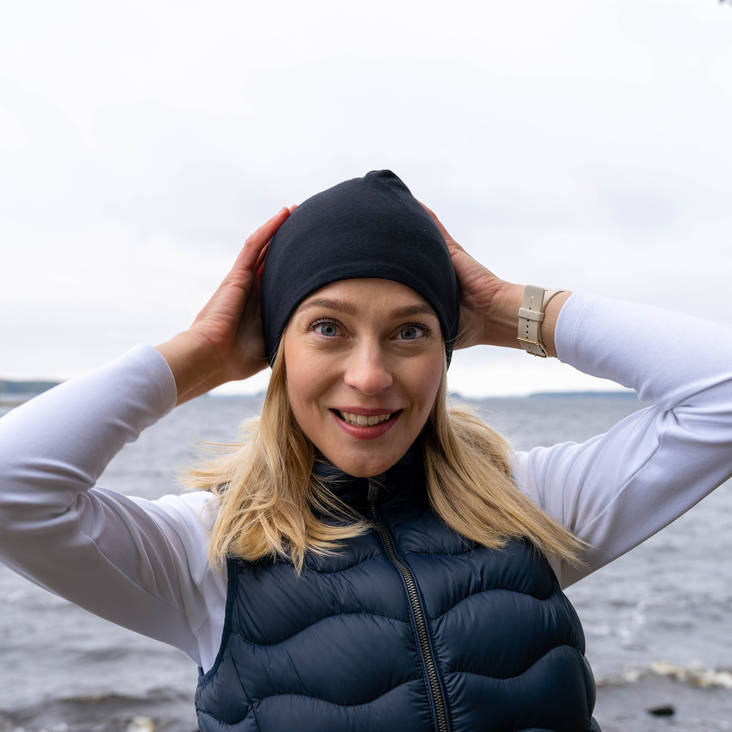 Puijo Winter pipo omalla logolla brendia.fi - Beanies - 101117 - 1