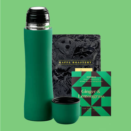 termospullo ja kahvi - Lahjasetit yrityksille - eta008 - 2