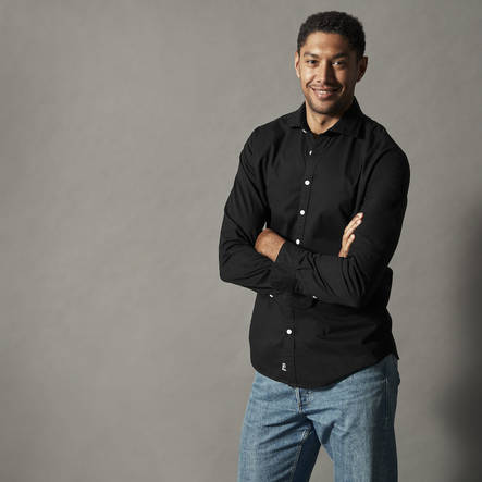 twill paita slimfit - Shirts - 141048 - 1