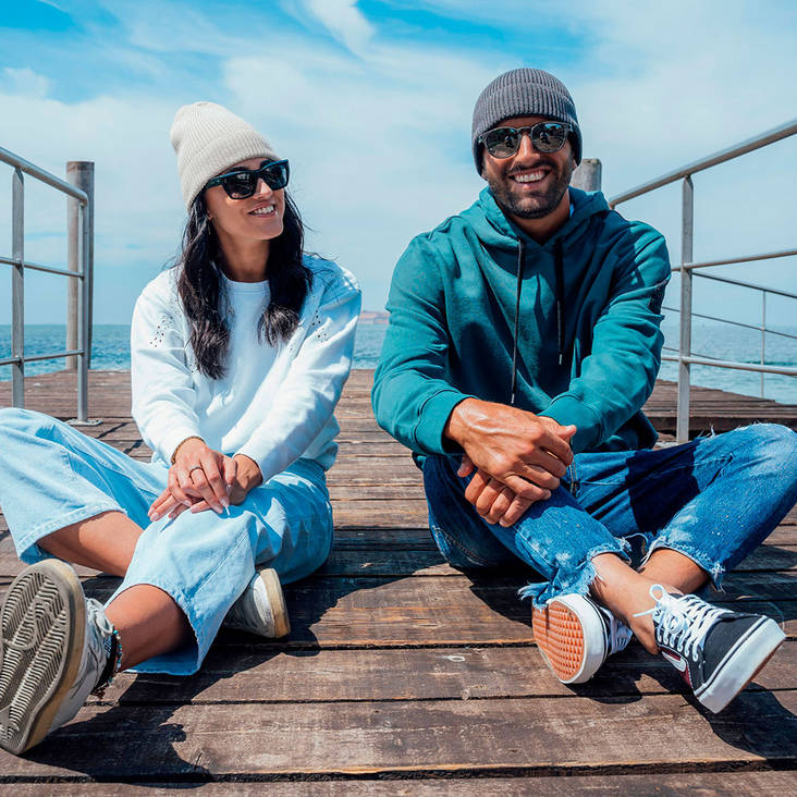 Ekologinen pipo omalla logolla brendia.fi - Beanies - ANDB - 1