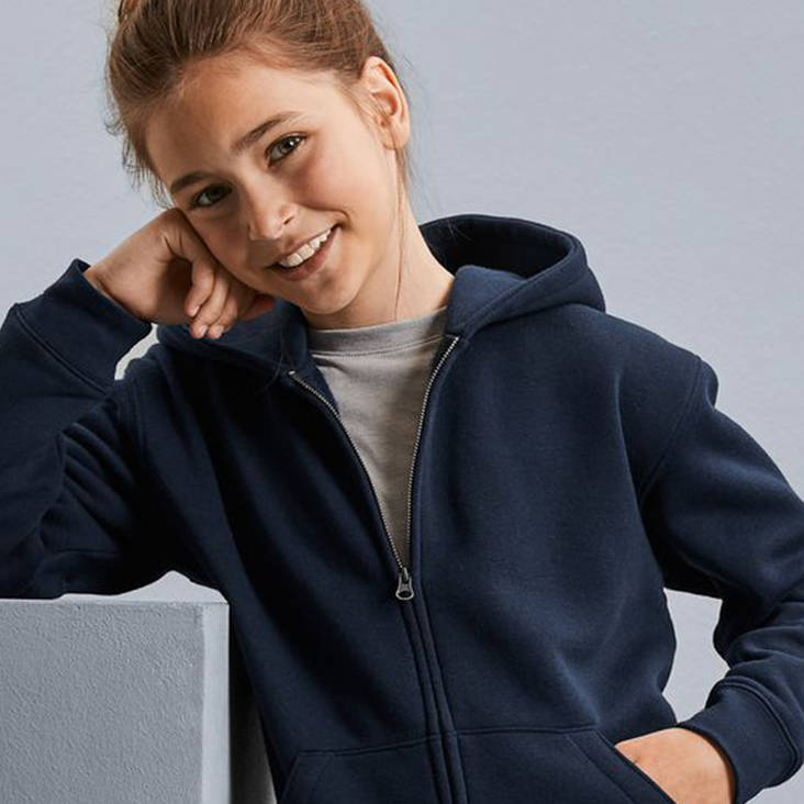 LASTEN AUTHENTIC VETOKETJUHUPPARI - Hoodies, sweatshirts - J266B - 1