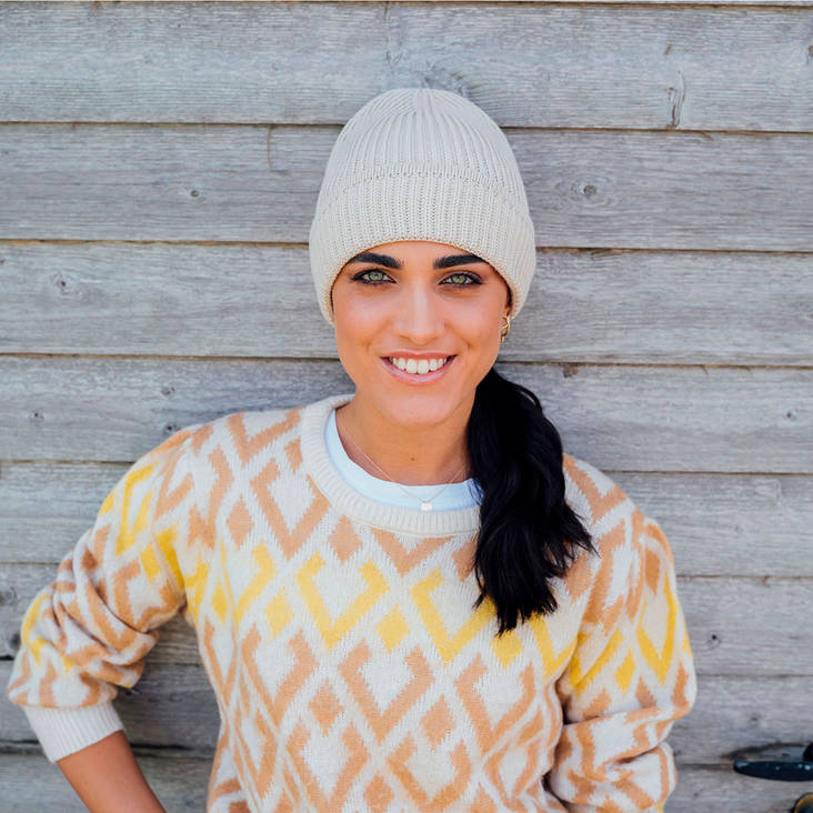 Ekologinen Atlantis pipo omalla logolla brendia.fi - Beanies - MAPB - 1