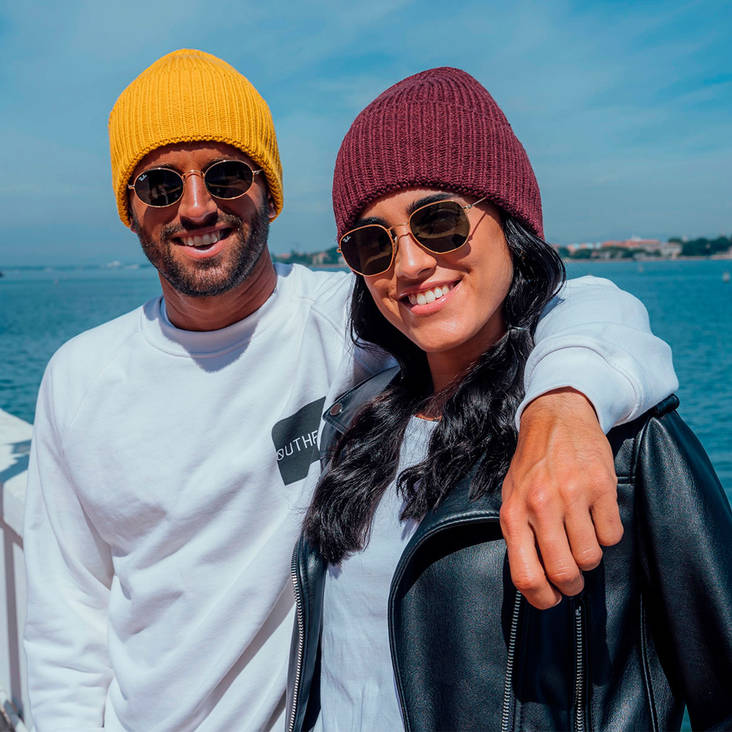 Ekologinen Atlantis pipo omalla logolla brendia.fi - Beanies - OAKB - 1