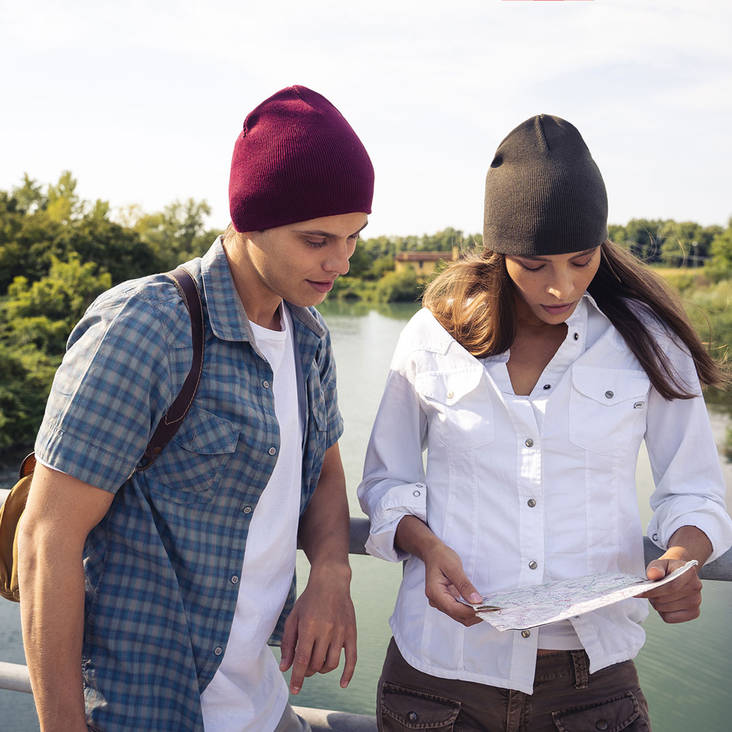 Luomupuuvillapipo omalla logolla brendia.fi - Beanies - YALB - 1