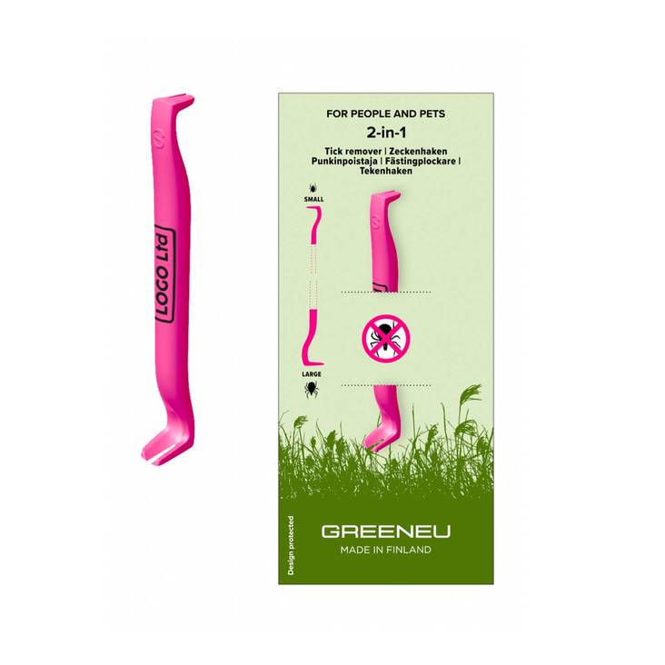 punkkipihdit omalla logolla brendia.fi - Mainoslahjat - 2in1punkkipihti - 1