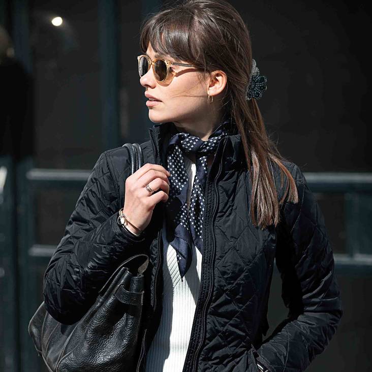 Henderson Naisten moderni tikattu takki - Coats and vests - HEND-L - 1