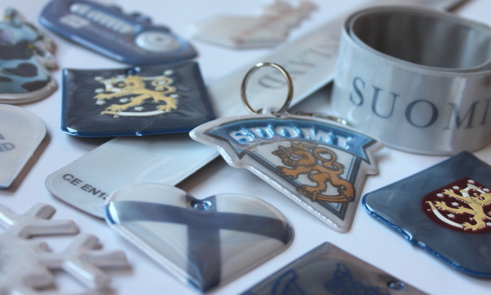 kotimaiset heijastimet yrityksen logolla - Reflectors - sxheijastimet - 1